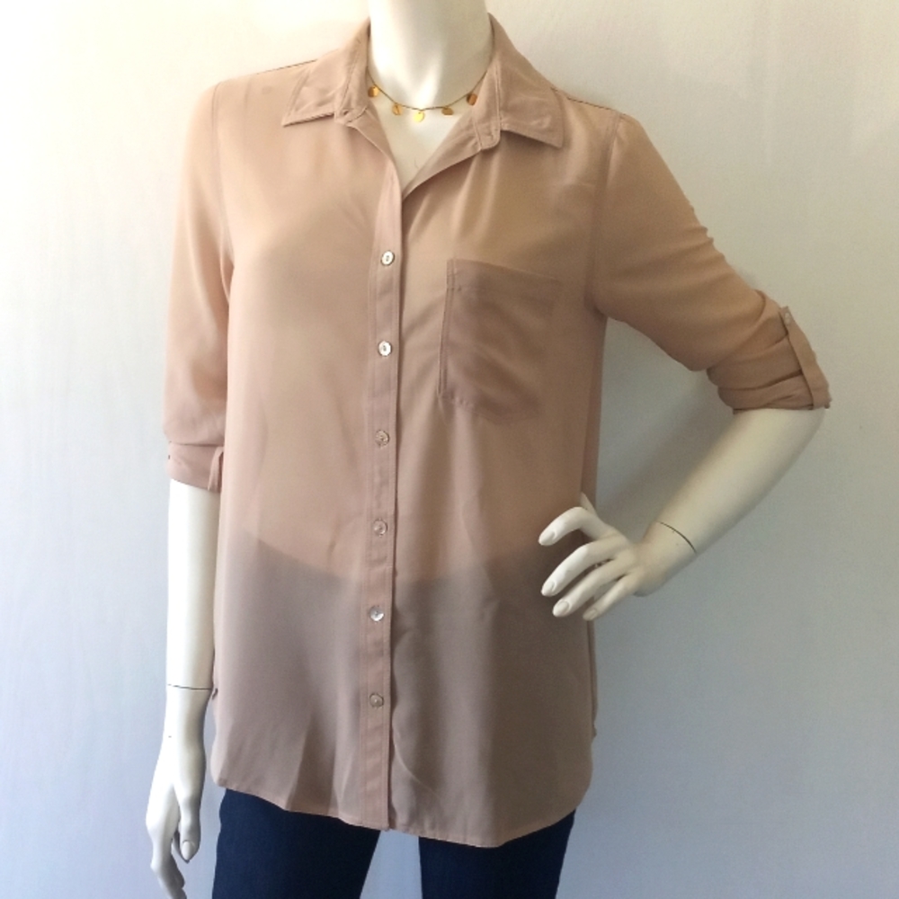Beige Long Sleeve Shirt